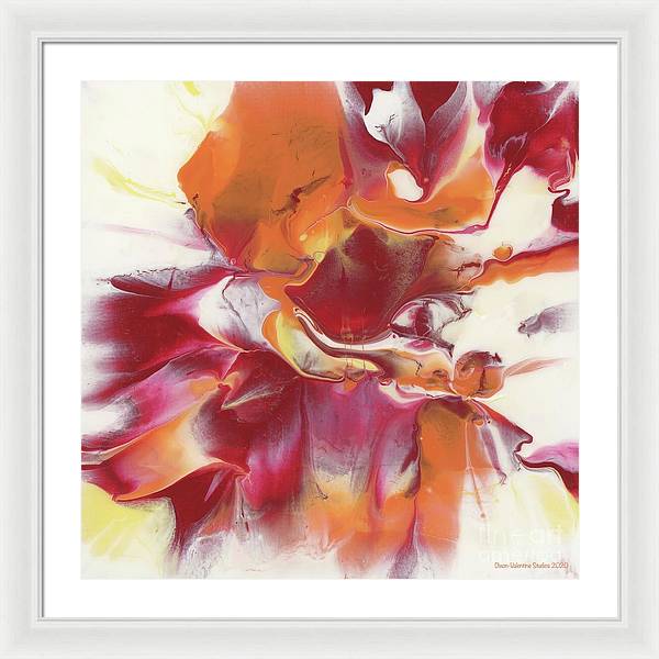 Fire Flower - Framed Print