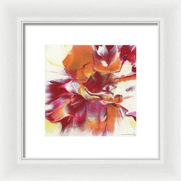 Fire Flower - Framed Print