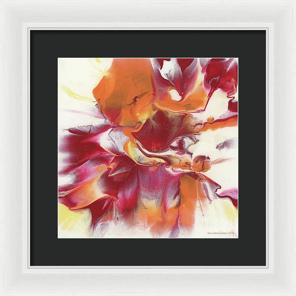 Fire Flower - Framed Print