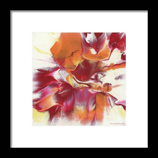 Fire Flower - Framed Print