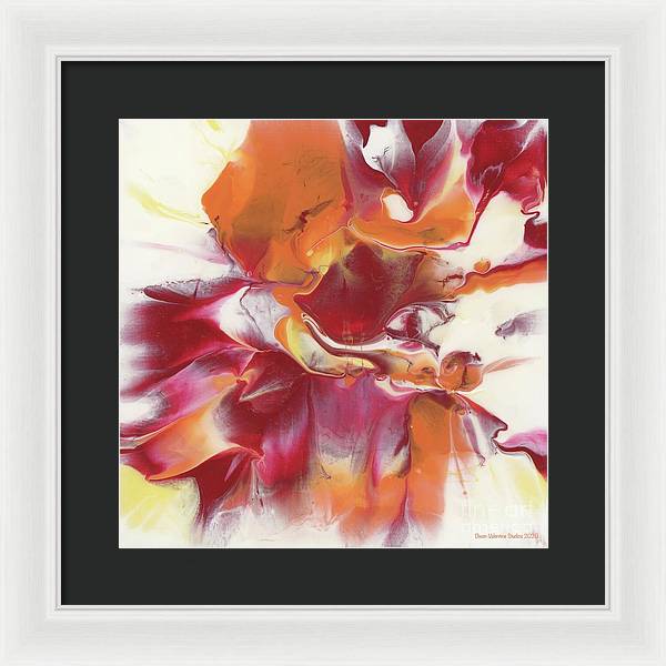 Fire Flower - Framed Print