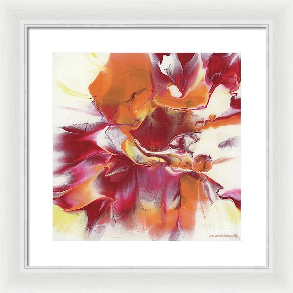 Fire Flower - Framed Print