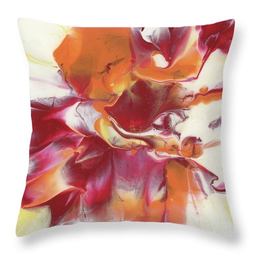 Fire Flower - Throw Pillow