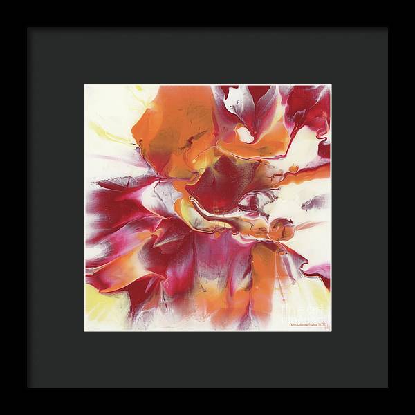 Fire Flower - Framed Print