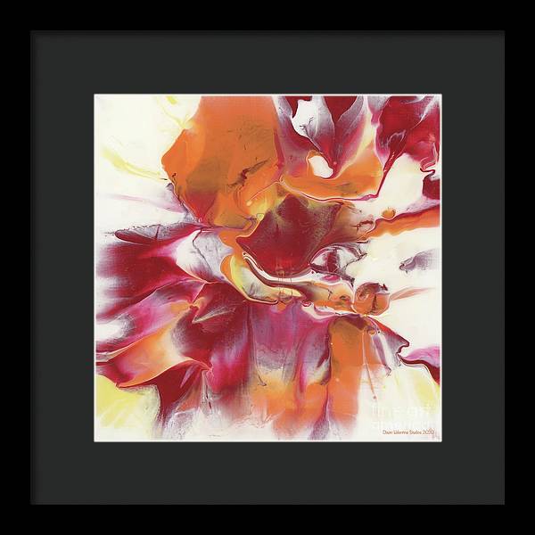 Fire Flower - Framed Print