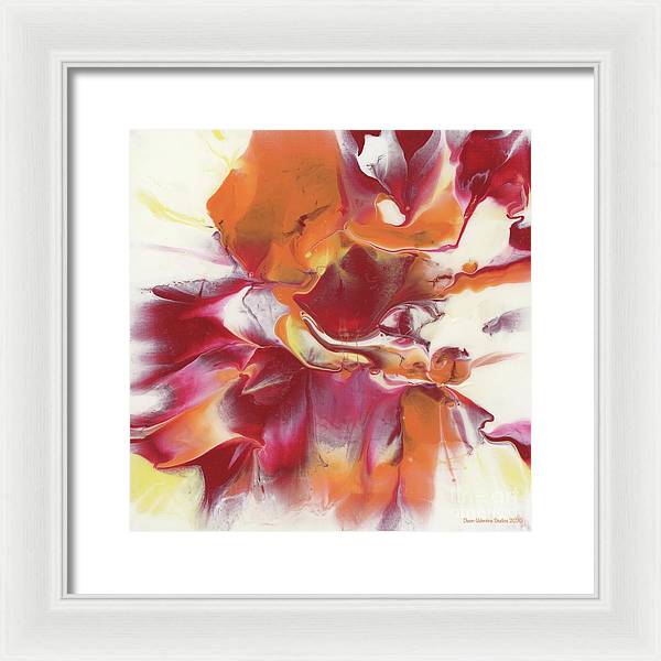 Fire Flower - Framed Print