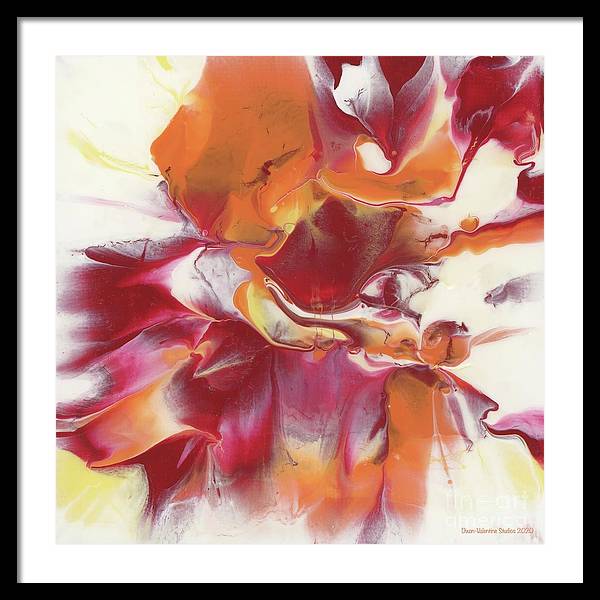 Fire Flower - Framed Print