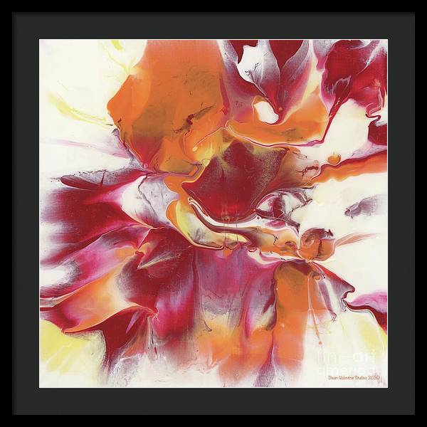 Fire Flower - Framed Print