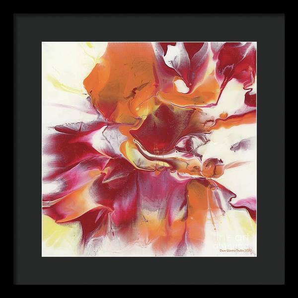 Fire Flower - Framed Print