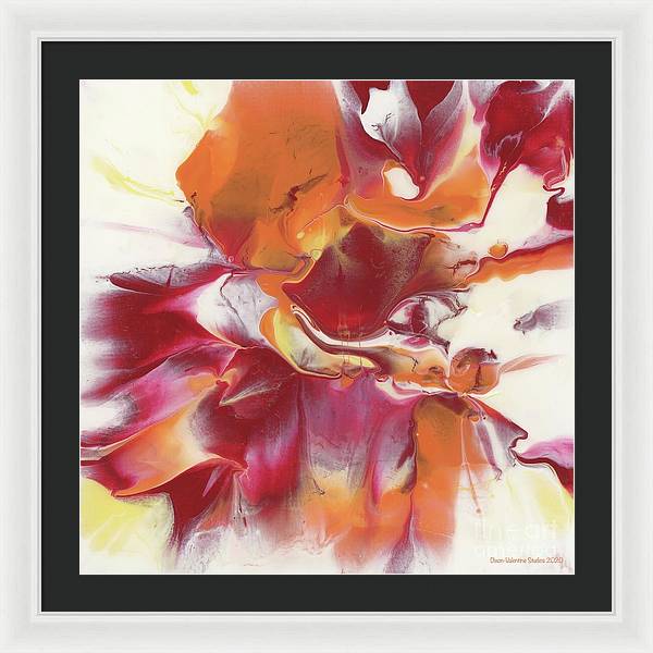 Fire Flower - Framed Print