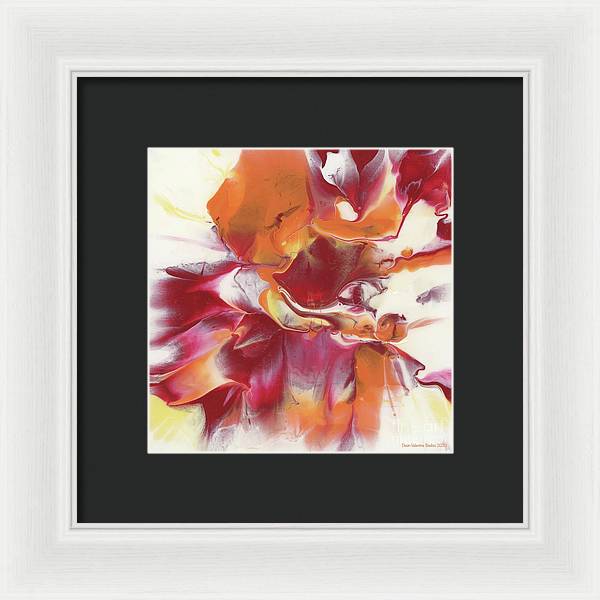 Fire Flower - Framed Print