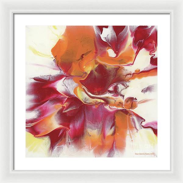 Fire Flower - Framed Print