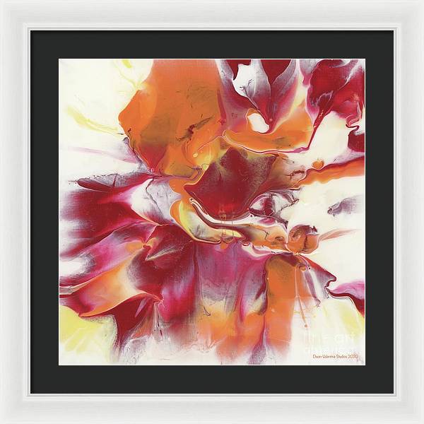 Fire Flower - Framed Print