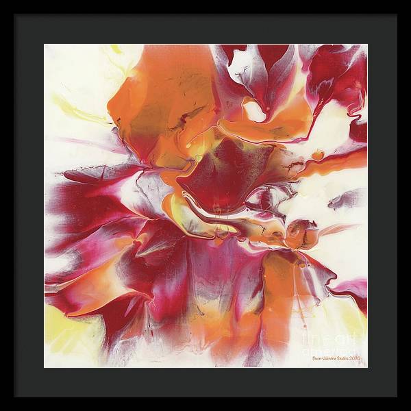 Fire Flower - Framed Print