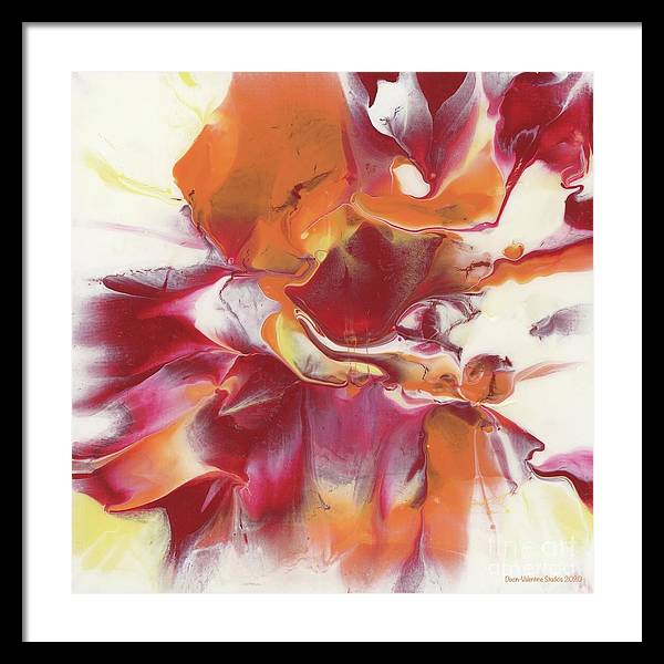 Fire Flower - Framed Print