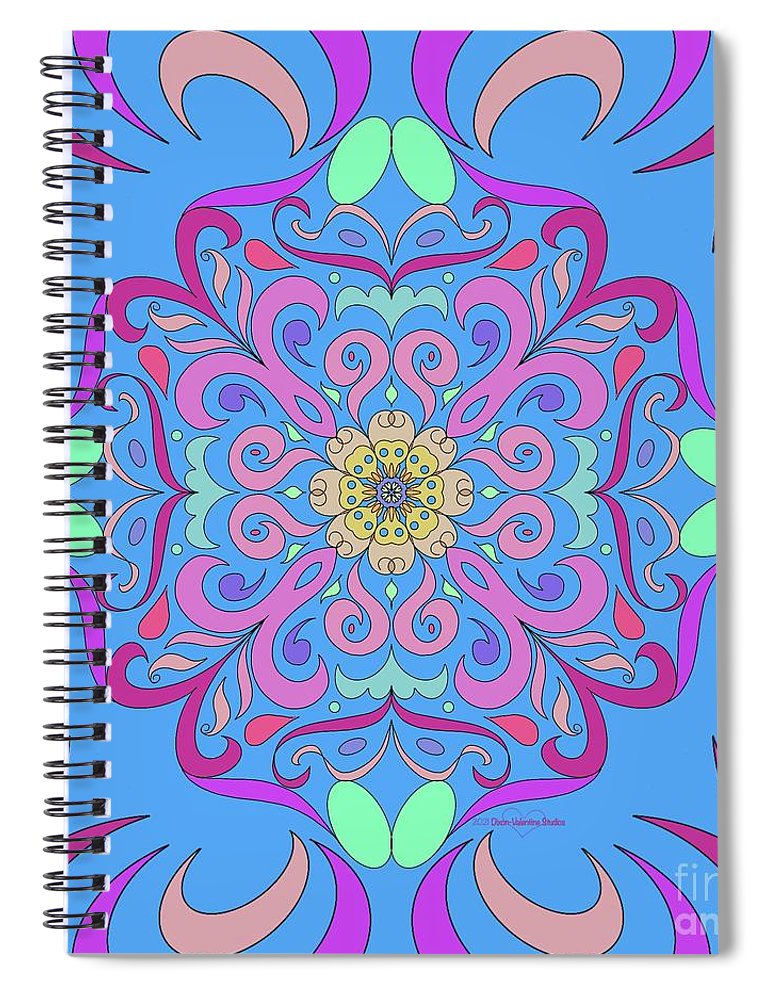 Flower 2 - Spiral Notebook