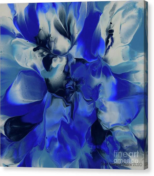 Flowers of Blue - Canvas Print