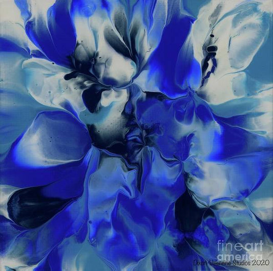 Flowers of Blue - Art Print