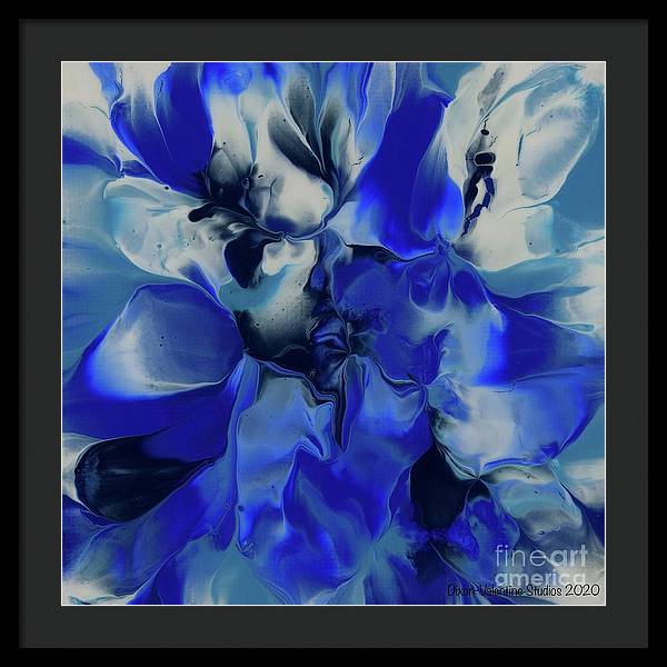 Flowers of Blue - Framed Print