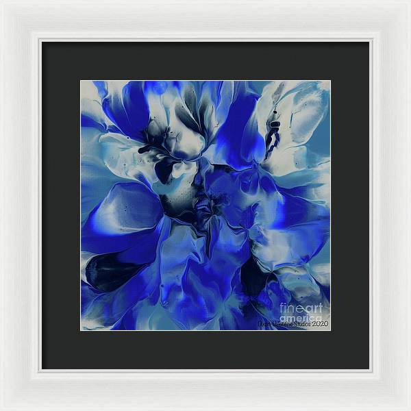 Flowers of Blue - Framed Print