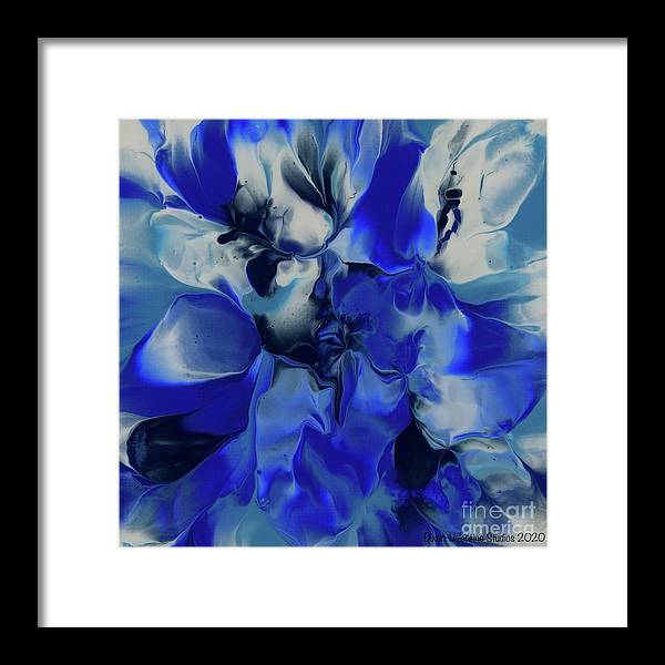 Flowers of Blue - Framed Print