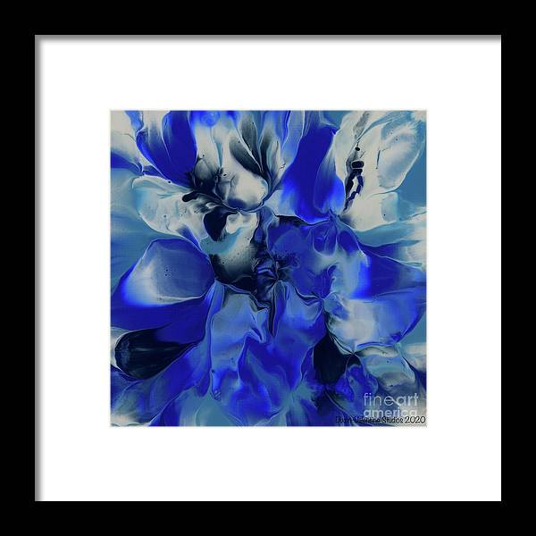 Flowers of Blue - Framed Print