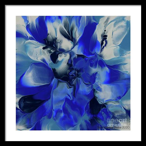 Flowers of Blue - Framed Print