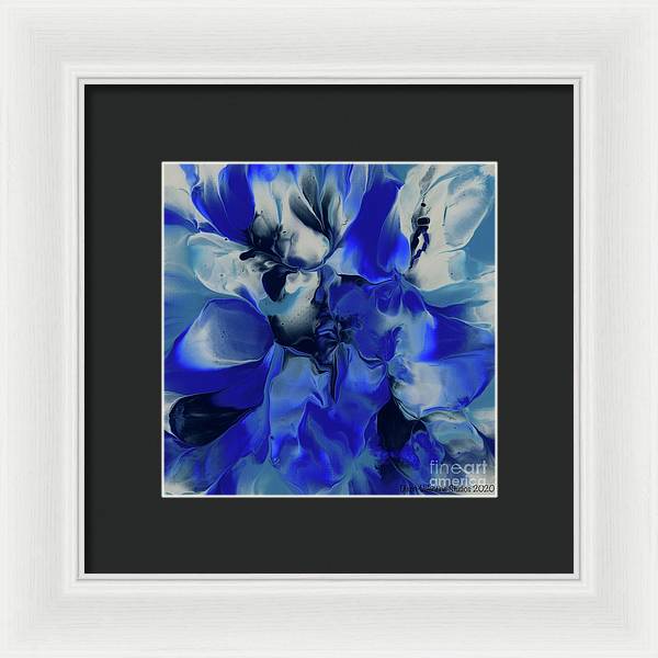 Flowers of Blue - Framed Print