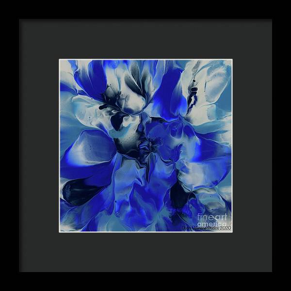 Flowers of Blue - Framed Print