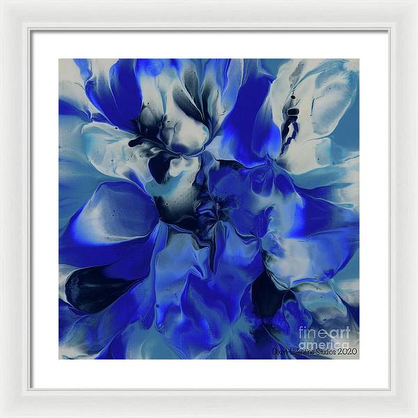 Flowers of Blue - Framed Print