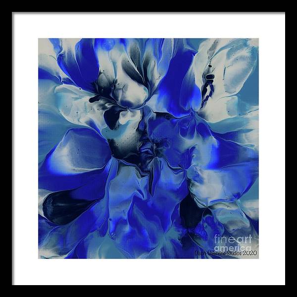 Flowers of Blue - Framed Print