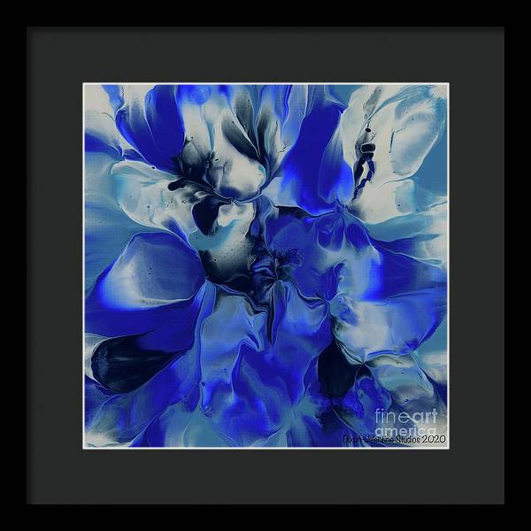 Flowers of Blue - Framed Print