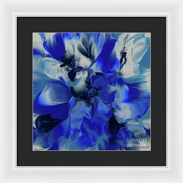 Flowers of Blue - Framed Print