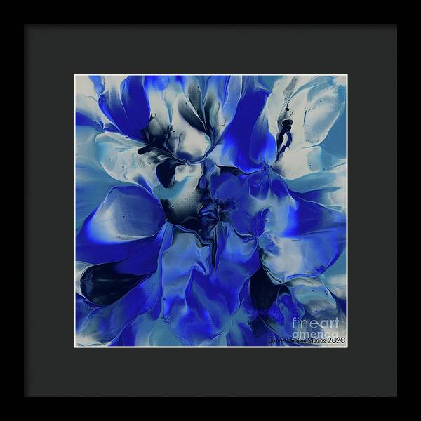 Flowers of Blue - Framed Print