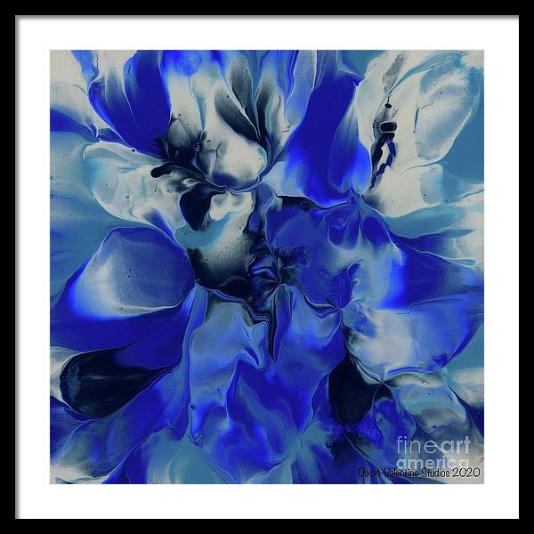 Flowers of Blue - Framed Print