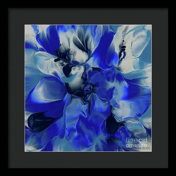 Flowers of Blue - Framed Print