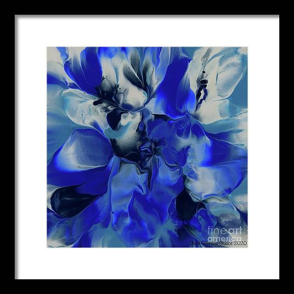 Flowers of Blue - Framed Print