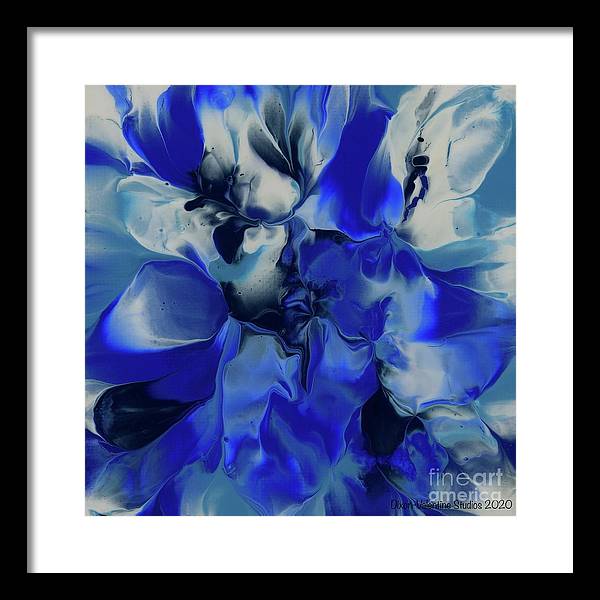 Flowers of Blue - Framed Print