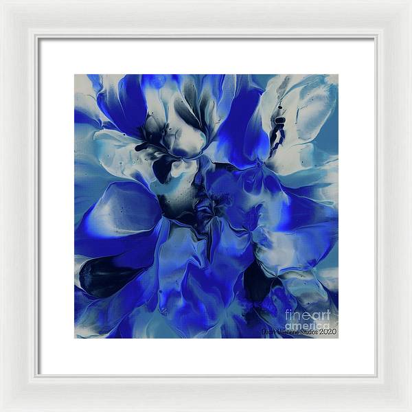 Flowers of Blue - Framed Print