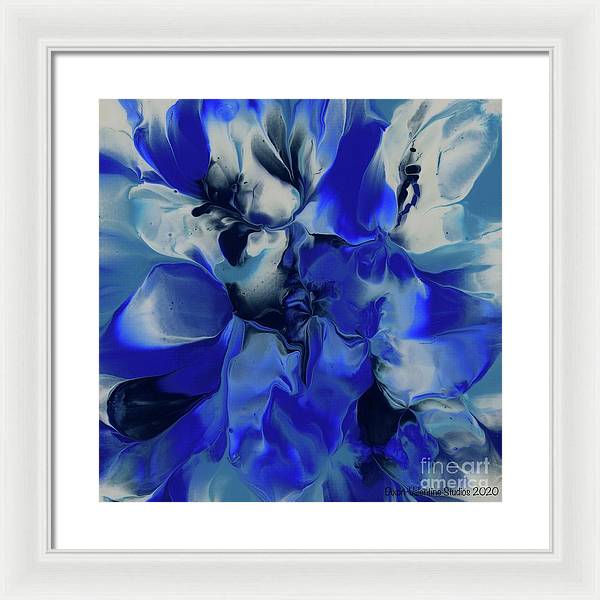 Flowers of Blue - Framed Print