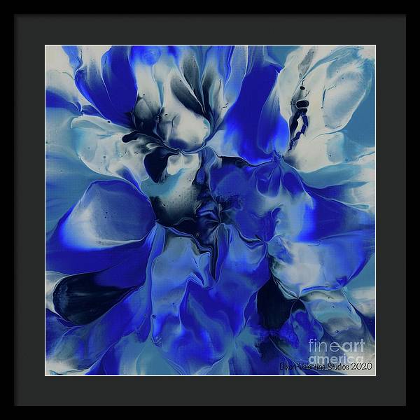 Flowers of Blue - Framed Print