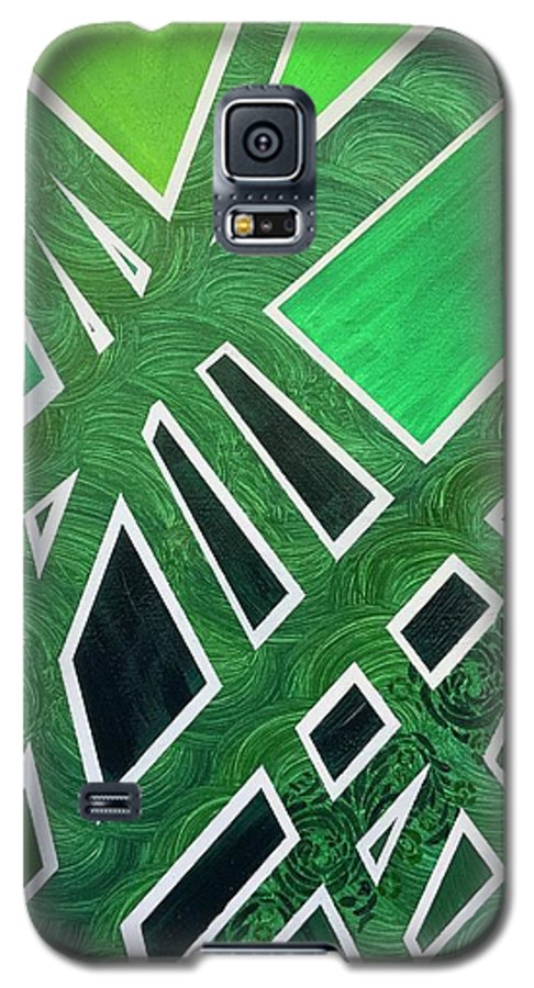 Geometric Green - Phone Case