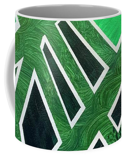 Geometric Green - Mug