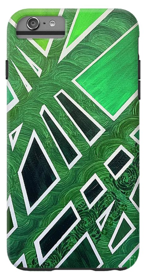 Geometric Green - Phone Case