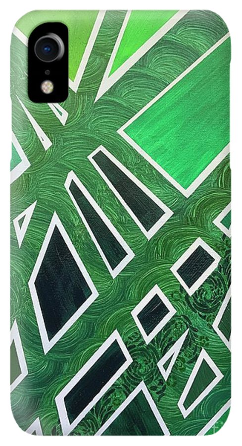 Geometric Green - Phone Case