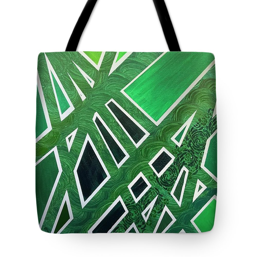 Geometric Green - Tote Bag