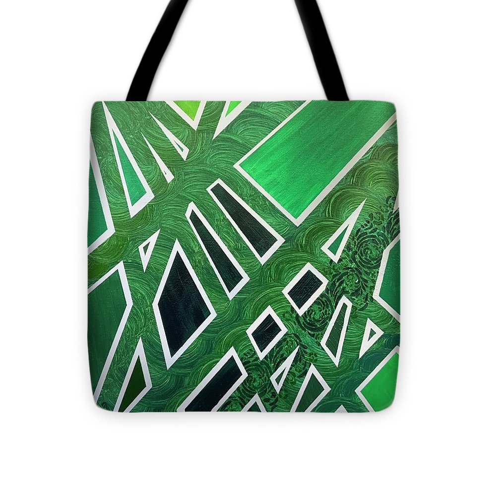 Geometric Green - Tote Bag