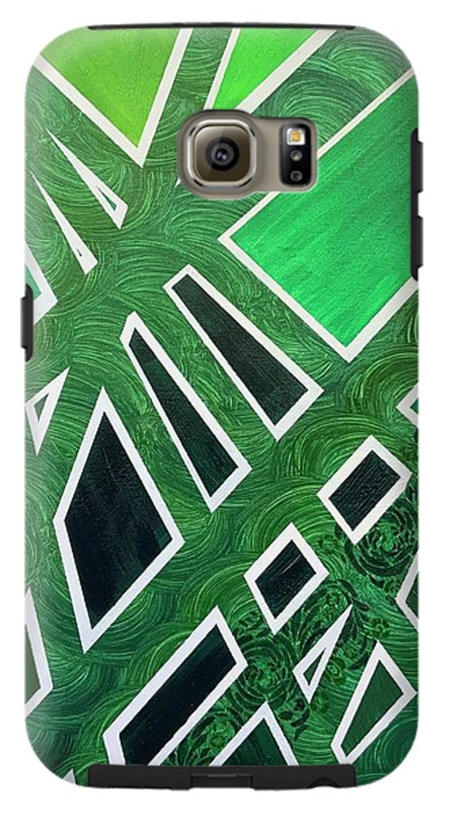 Geometric Green - Phone Case