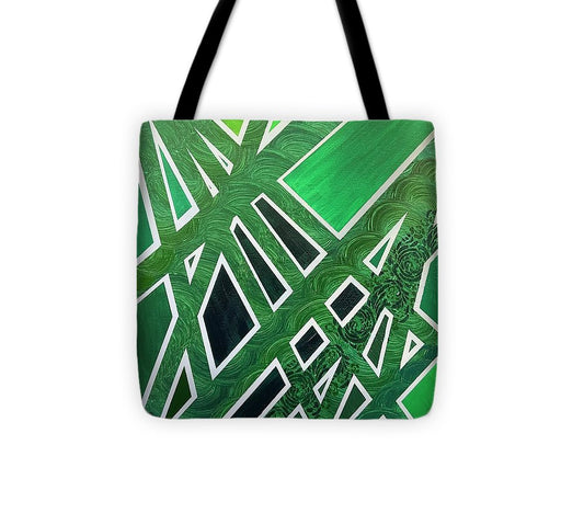 Geometric Green - Tote Bag