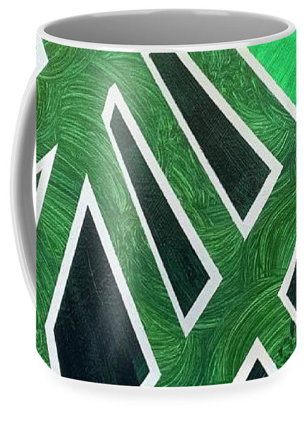 Geometric Green - Mug